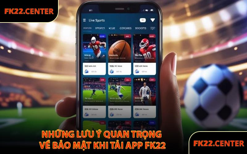 Những Lưu Ý Quan Trọng Về Bảo Mật Khi Tải APP FK22
